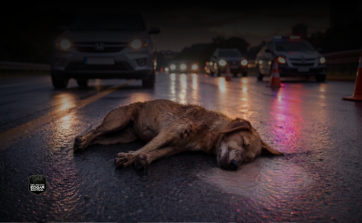 Animal na pista e na rua: quando o acidente vira crime — o alerta do Delegado do Trânsito
